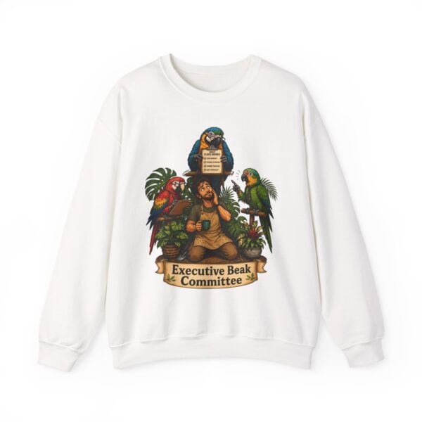 Executive Beak Committee Sweatshirt — Parrot Crewneck Pullover
