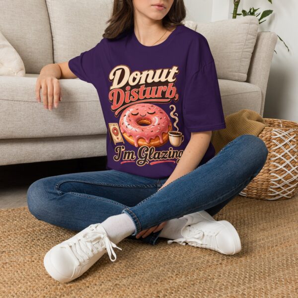 Donut Disturb T-Shirt — "I’m Glazing" Funny Donut Tee for Coffee Lovers