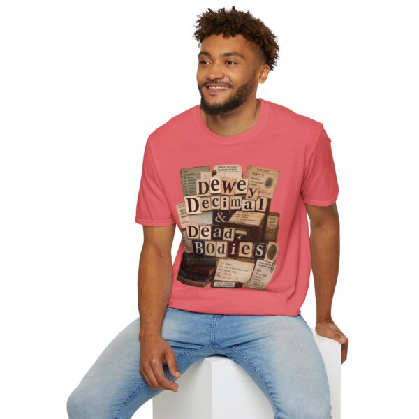 Dewey Decimal & Dead Bodies Vintage Library Horror T-Shirt
