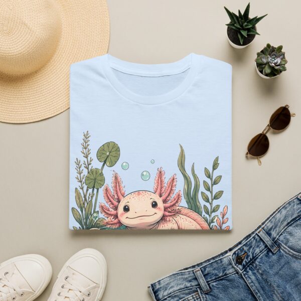 Cute Pink Axolotl T-Shirt — "Cute, Weird, and Thriving"