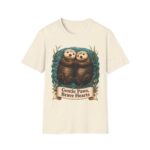 Otter Couple T-Shirt — "Gentle Paws, Brave Hearts" Cute Animal Tee