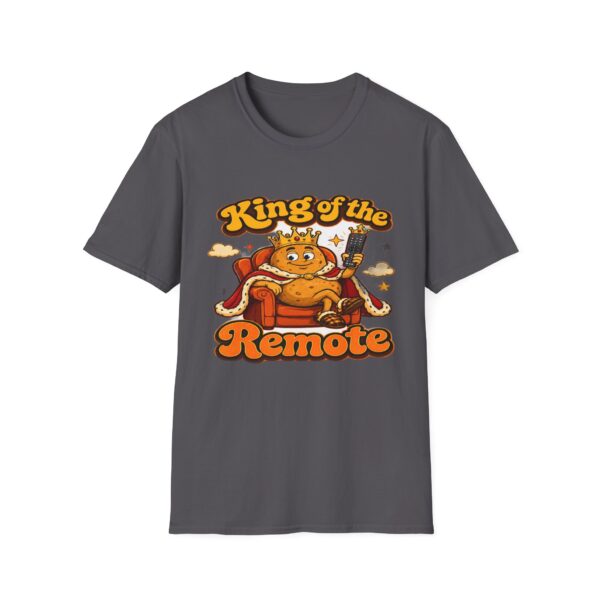 King of the Remote T-Shirt — Funny Couch Potato TV Remote Shirt