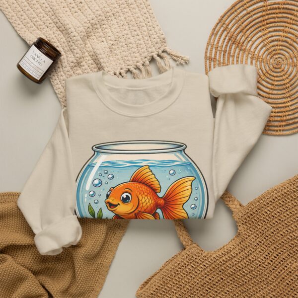 Tiny Pond, Big Personality Goldfish Crewneck Sweatshirt