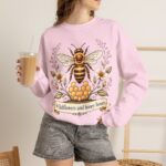 Wildflowers & Honey Hours Bee Crewneck Sweatshirt