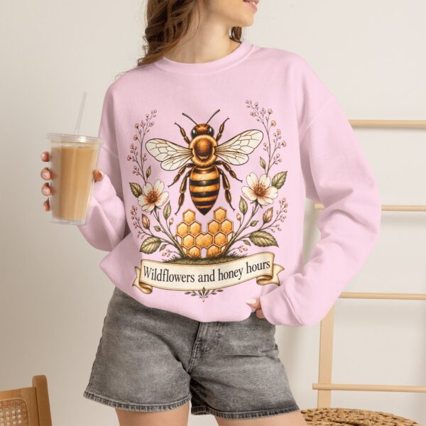 Wildflowers & Honey Hours Bee Crewneck Sweatshirt