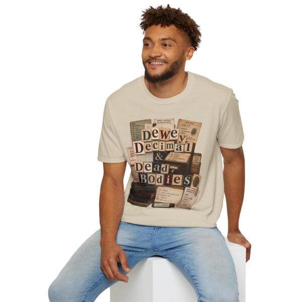 Dewey Decimal & Dead Bodies Vintage Library Horror T-Shirt