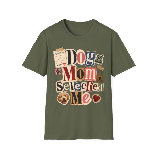 Dog Mom "Selected Me" T-Shirt — Cute Rescue Dog Lover Tee