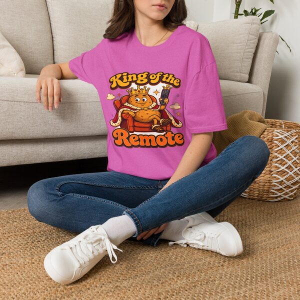 King of the Remote T-Shirt — Funny Couch Potato TV Remote Shirt