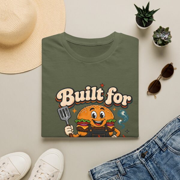 Built for Grilling Burger BBQ T-Shirt — Grilling Tee for BBQ Lovers