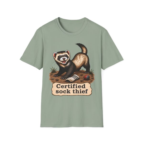 Ferret 'Certified Sock Thief' T-Shirt