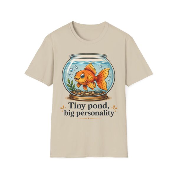 Goldfish Bowl T-Shirt — "Tiny Pond, Big Personality" Cute Fish Graphic Tee