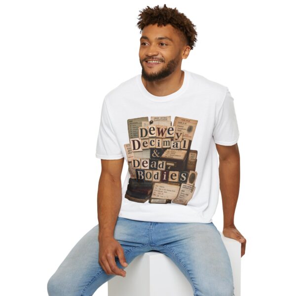 Dewey Decimal & Dead Bodies Vintage Library Horror T-Shirt