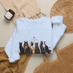 Moonlit Cat Society Crewneck Sweatshirt