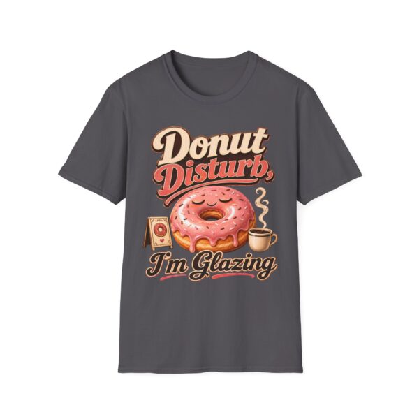 Donut Disturb T-Shirt — "I’m Glazing" Funny Donut Tee for Coffee Lovers