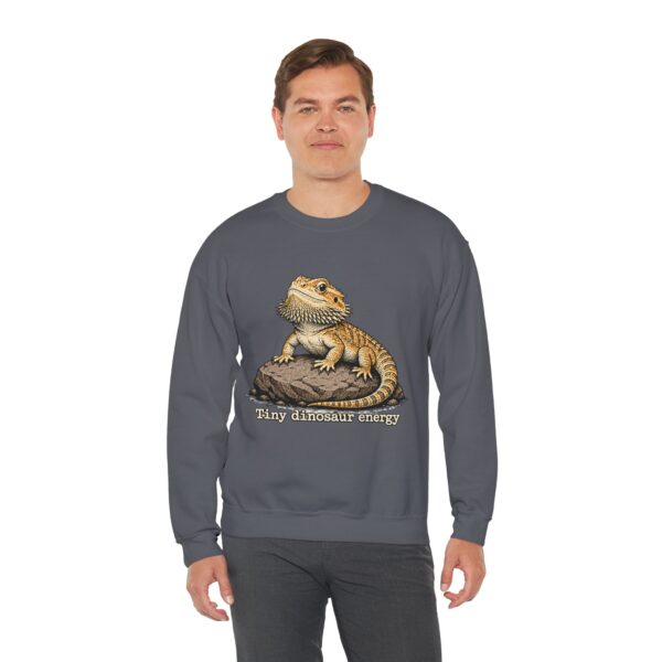 Bearded Dragon 'Tiny Dinosaur Energy' Crewneck Sweatshirt