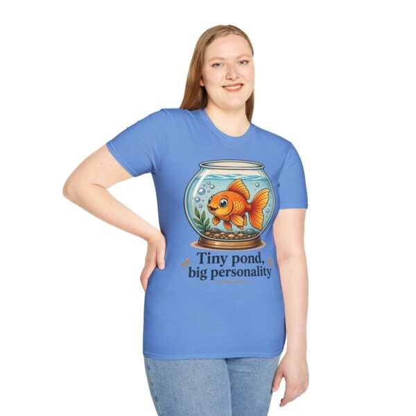 Goldfish Bowl T-Shirt — "Tiny Pond, Big Personality" Cute Fish Graphic Tee