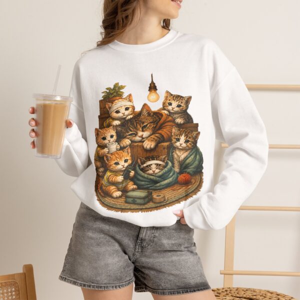 Rescue Cat Sweatshirt — Adopt Don't Shop Crewneck
