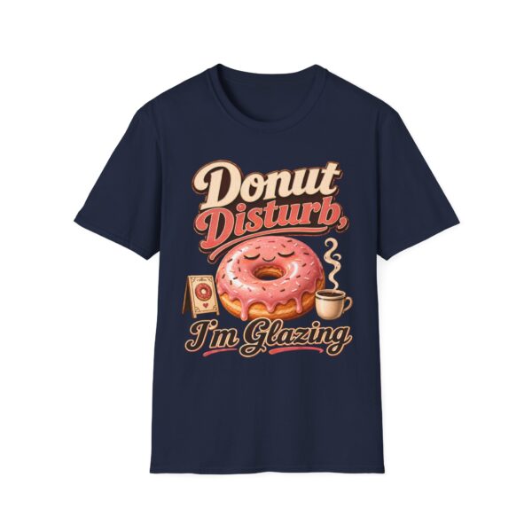 Donut Disturb T-Shirt — "I’m Glazing" Funny Donut Tee for Coffee Lovers