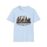 Moonlight in the Pines Wildlife T-Shirt — Deer, Bear, Fox & Owl Nature Tee