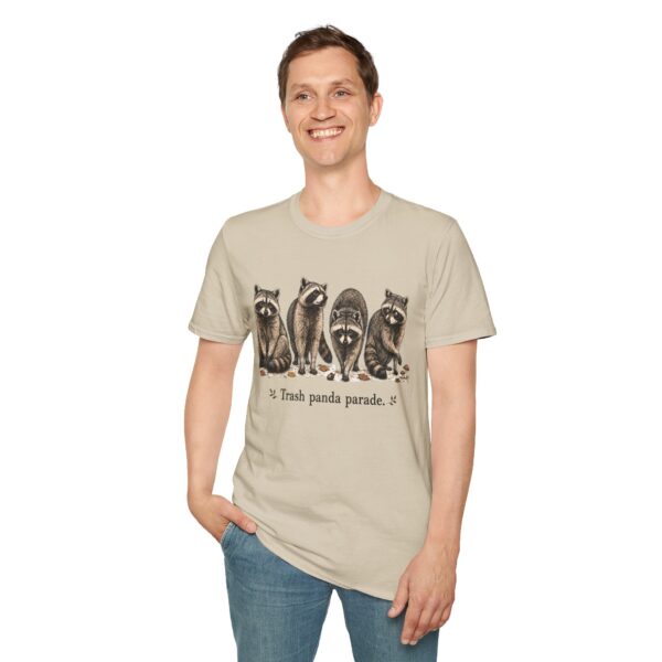 Trash Panda Parade Raccoon T-Shirt — Cute Wildlife Graphic Tee