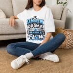 Drain the Drama T‑Shirt — Funny Motivational Graphic Tee ("Drain the Drama, Handle the Flow")