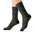Pickleball Racket Ball Court Socks | Sublimation Socks