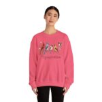 Birds of Winter "Wings Along the Wildflowers" Crewneck Sweatshirt