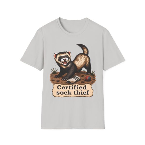 Ferret 'Certified Sock Thief' T-Shirt