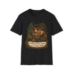 Mushrooms Walks Quiet Walks Wild Mushroom Basket T-Shirt | Foraging Nature Graphic Tee