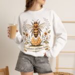 Wildflowers & Honey Hours Bee Crewneck Sweatshirt