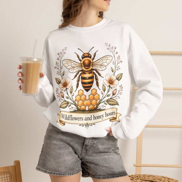 Wildflowers & Honey Hours Bee Crewneck Sweatshirt