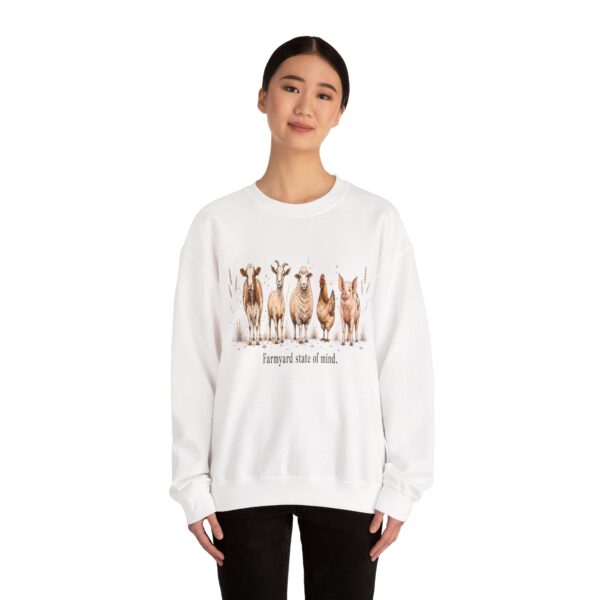 Farmyard State of Mind Sweatshirt — Cute Farm Animal Crewneck