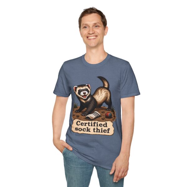 Ferret 'Certified Sock Thief' T-Shirt