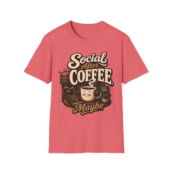 Social After Coffee T-Shirt — Funny Coffee Lover Tee (Maybe)