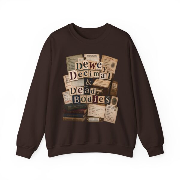 Dewey Decimal & Dead Bodies Vintage Library Crewneck