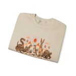 Desert Fox and Hare Illustration Sweatshirt | Soft Sand Sharp Instincts