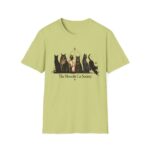 Moonlit Cat Society Graphic Tee - Cat Moonlight Shirt