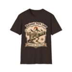 National Park Lover Vintage Mountain Camping Badge T-Shirt