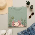 Cute Pink Axolotl T-Shirt — "Cute, Weird, and Thriving"