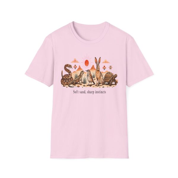 Wildlife Harmony Desert Tee — "Soft Sand, Sharp Instincts"