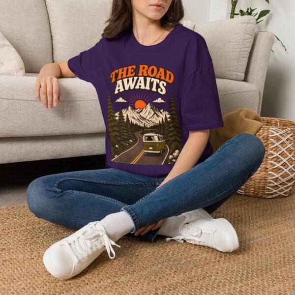 The Road Awaits Vintage Mountain Road T-Shirt