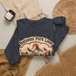 National Park Lover Vintage Hiking Crewneck Sweatshirt