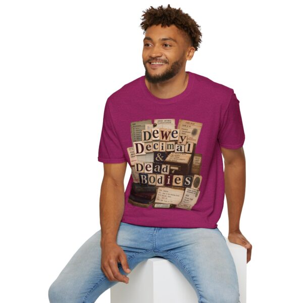Dewey Decimal & Dead Bodies Vintage Library Horror T-Shirt