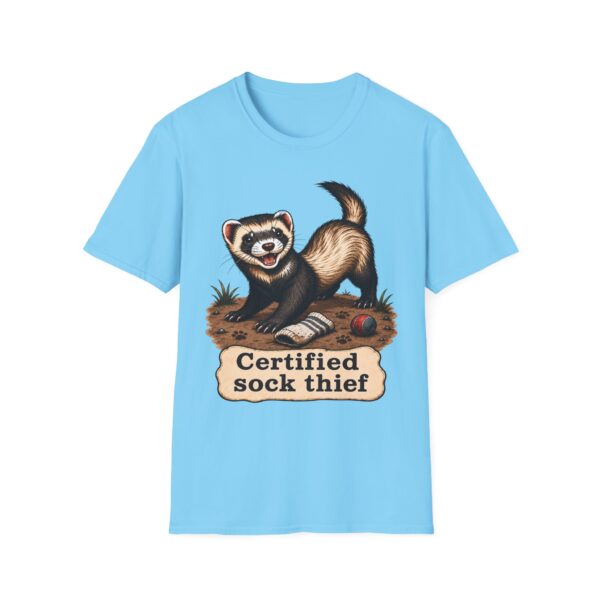 Ferret 'Certified Sock Thief' T-Shirt