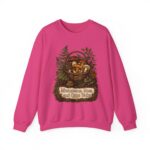 Mushroom Basket Sweatshirt — "Mushrooms, Moss, and Quiet Walks" Cozy Nature Crewneck