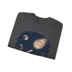 Retro Astronomer Sweatshirt — Falling Star (Broken Clock)