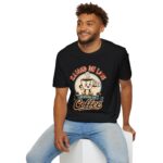 Raised on Love, Running on Coffee T-Shirt — Cute Coffee Lover Tee