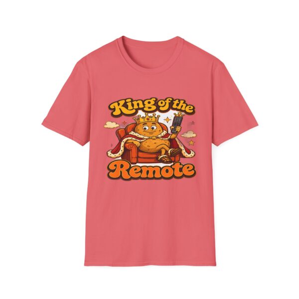 King of the Remote T-Shirt — Funny Couch Potato TV Remote Shirt