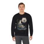 Vintage Frog & Floating Fishbowl Sweatshirt — Nostalgic Nature Crewneck