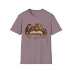 Reading Forest Animals T-Shirt — "Quiet Paws, Open Pages" Book Lover Tee